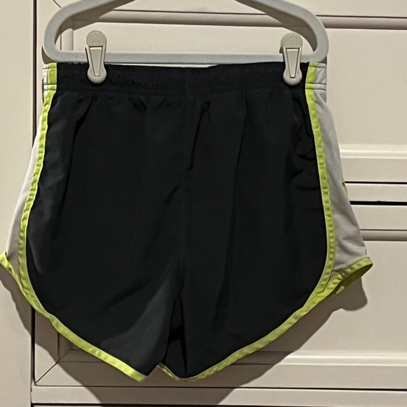 Nike Dri-Fit Tempo Black with Yellow Highlight Shorts - Picture 2 of 6
